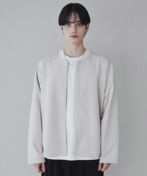 LUCY(ルーシー)の「LUCY/トロミノーカラーブルゾン(ブルゾン・メンズ・ライトベージュ/ブラック・MEDIUM/LARGE)」の15枚目の写真