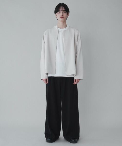 LUCY(ルーシー)の「LUCY/トロミノーカラーブルゾン(ブルゾン・メンズ・ライトベージュ/ブラック・MEDIUM/LARGE)」の20枚目の写真