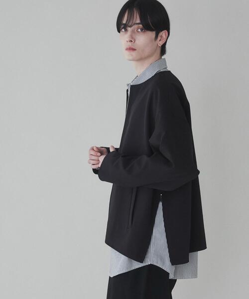 LUCY(ルーシー)の「LUCY/トロミノーカラーブルゾン(ブルゾン・メンズ・ライトベージュ/ブラック・MEDIUM/LARGE)」の13枚目の写真