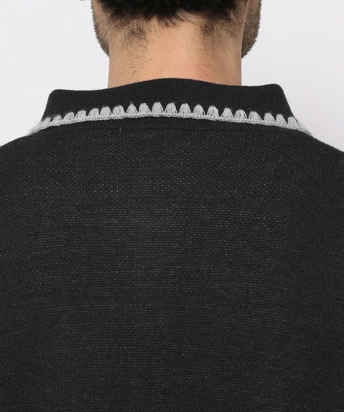 RAGEBLUE(レイジブルー)の「フラワーデザイン/ステッチニットルーズカーディガン(カーディガン/ボレロ・メンズ・レッド/ブラック/ライトブルー・MEDIUM/LARGE)」の20枚目の写真