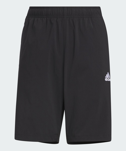 adidas（アディダス）の「エッセンシャルズ プラス ルーズフィット スリーストライプス ウーブン ショーツ キッズ / ハーフパンツ /  / アディダス adidas（その他パンツ・キッズ・ブルー/ブラック/ネイビー・120/130/140/150/160/110）」の2枚目の写真