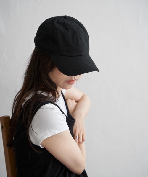 newhattan(ニューハッタン)の「【newhattan】Washed Baseball Cap(キャップ・メンズ・ブラック/オフホワイト/チャコールグレー/ベージュ・フリー)」の1枚目の写真