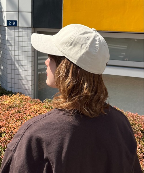 newhattan(ニューハッタン)の「【newhattan】Washed Baseball Cap(キャップ・メンズ・ブラック/オフホワイト/チャコールグレー/ベージュ・フリー)」の21枚目の写真