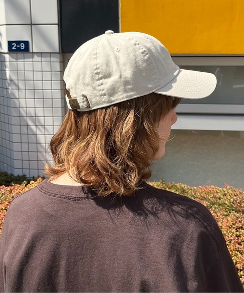 newhattan(ニューハッタン)の「【newhattan】Washed Baseball Cap(キャップ・メンズ・ブラック/オフホワイト/チャコールグレー/ベージュ・フリー)」の6枚目の写真
