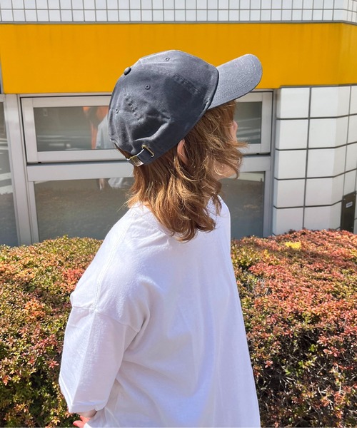 newhattan(ニューハッタン)の「【newhattan】Washed Baseball Cap(キャップ・メンズ・ブラック/オフホワイト/チャコールグレー/ベージュ・フリー)」の10枚目の写真
