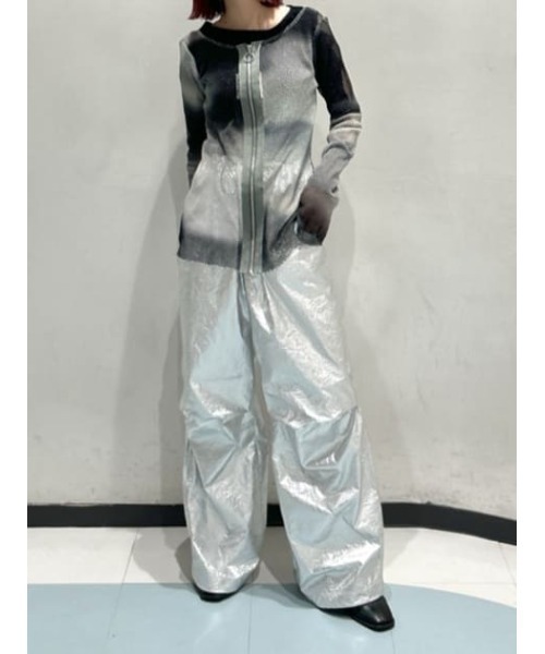 SLY(スライ)の「GRADATION MESH TOPS グラデーション メッシュ トップス(Tシャツ/カットソー・レディース・ブラック系その他2/ピンク系その他・FREE)」の20枚目の写真