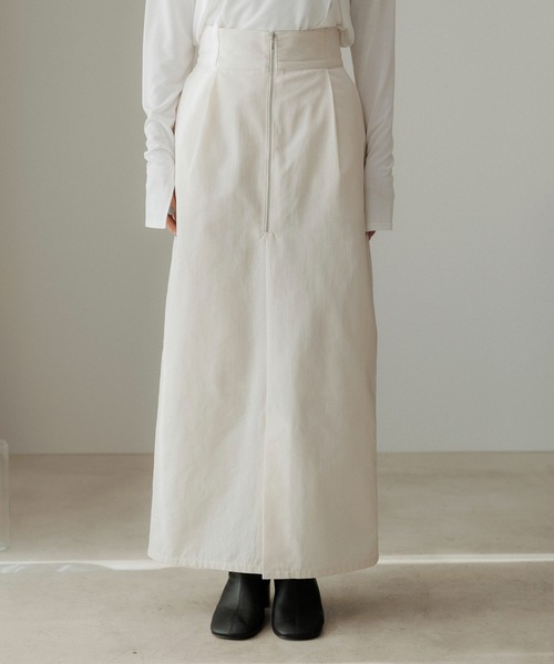 CE'E_SE'E（シーシー）の「フロントジップスリットスカート（スカート・レディース・ネイビー/オフホワイト/ブラック・FREE）」の11枚目の写真