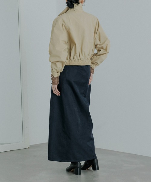CE'E_SE'E（シーシー）の「フロントジップスリットスカート（スカート・レディース・ネイビー/オフホワイト/ブラック・FREE）」の20枚目の写真