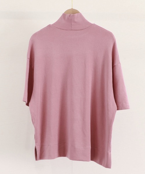 M² PLUS ハイネック 半袖Tシャツ 2色セット　新品未使用♡ レディース Tシャツ フィット カットソー メッシュ素材 半袖