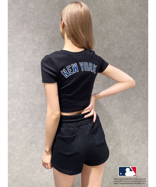MLB（メジャーリーグベースボール）の「GYDA［MLB］スウェットショートパンツ（その他パンツ・レディース・オフホワイト/グレー/ブラック・FREE）」の7枚目の写真