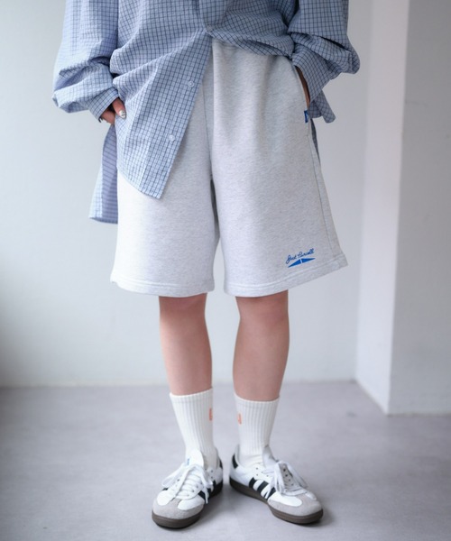 CIAOPANIC TYPY（チャオパニックティピー）の「【WEB限定】【ジャックパーセル別注】スウェットハーフパンツ（スウェットパンツ・メンズ・ホワイト/グレー/ブラック・LARGE/MEDIUM）」の3枚目の写真