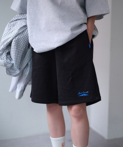 CIAOPANIC TYPY（チャオパニックティピー）の「【WEB限定】【ジャックパーセル別注】スウェットハーフパンツ（スウェットパンツ・メンズ・ホワイト/グレー/ブラック・LARGE/MEDIUM）」の12枚目の写真