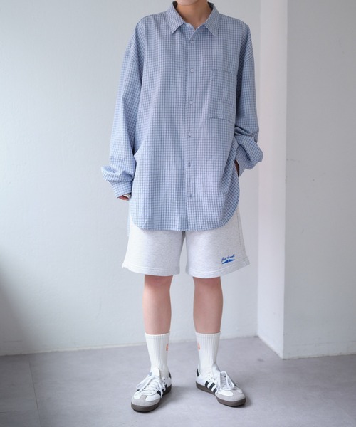 CIAOPANIC TYPY（チャオパニックティピー）の「【WEB限定】【ジャックパーセル別注】スウェットハーフパンツ（スウェットパンツ・メンズ・ホワイト/グレー/ブラック・LARGE/MEDIUM）」の4枚目の写真