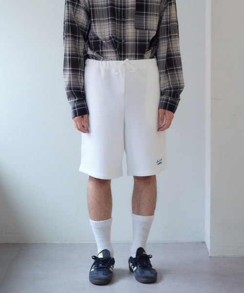 CIAOPANIC TYPY（チャオパニックティピー）の「【WEB限定】【ジャックパーセル別注】スウェットハーフパンツ（スウェットパンツ・メンズ・ホワイト/グレー/ブラック・LARGE/MEDIUM）」の9枚目の写真