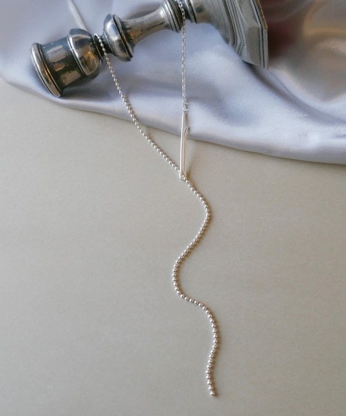 e.m.(イーエム)の「SILVER925 ミックスロングネックレスB/レディース/メンズ 24ss(ネックレス・レディース・シルバー・FREE)」の5枚目の写真