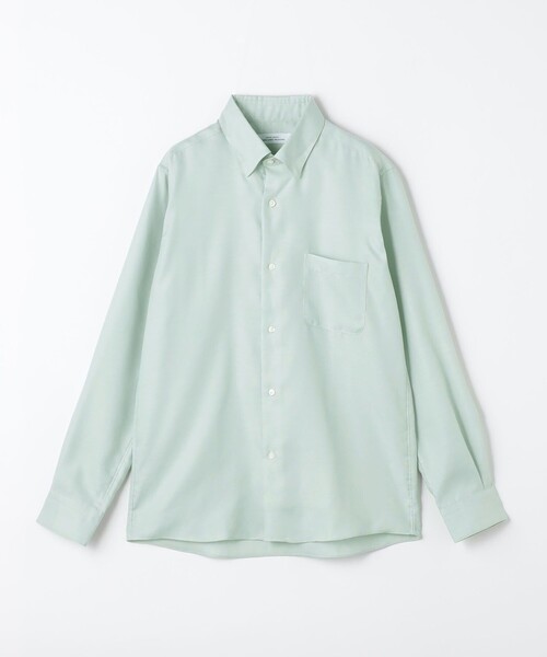 green label relaxing(グリーンレーベルリラクシング)の「エブリット オックスフォード ムジ スナップ ボタンダウン ドレスシャツ -イージーアイロン-(シャツ/ブラウス・メンズ・ホワイト/ライム/コバルトブルー・XL/L/M/S)」の11枚目の写真