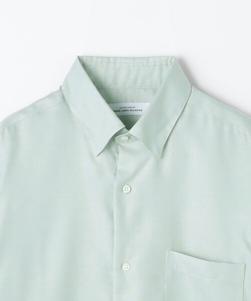 green label relaxing(グリーンレーベルリラクシング)の「エブリット オックスフォード ムジ スナップ ボタンダウン ドレスシャツ -イージーアイロン-(シャツ/ブラウス・メンズ・ホワイト/ライム/コバルトブルー・XL/L/M/S)」の13枚目の写真