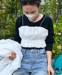 ギャザービスチェsetリブロンTee