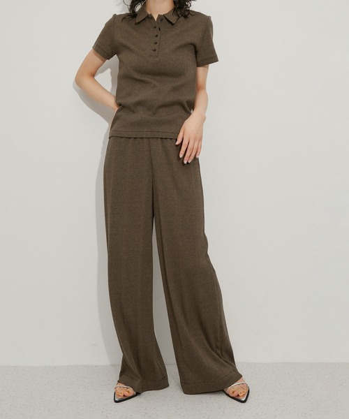 MILLER（ミラー）の「【Miller for ADAM ET ROPE'】Wide Pants（その他パンツ・レディース・ネイビー/ブラウン/ブラック・FREE）」の3枚目の写真