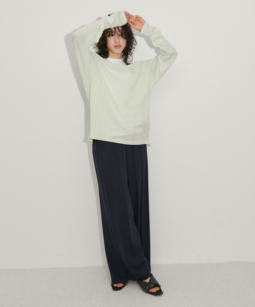 MILLER（ミラー）の「【Miller for ADAM ET ROPE'】Wide Pants（その他パンツ・レディース・ネイビー/ブラウン/ブラック・FREE）」の7枚目の写真