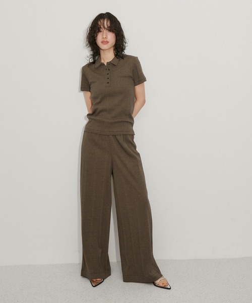 MILLER（ミラー）の「【Miller for ADAM ET ROPE'】Wide Pants（その他パンツ・レディース・ネイビー/ブラウン/ブラック・FREE）」の9枚目の写真