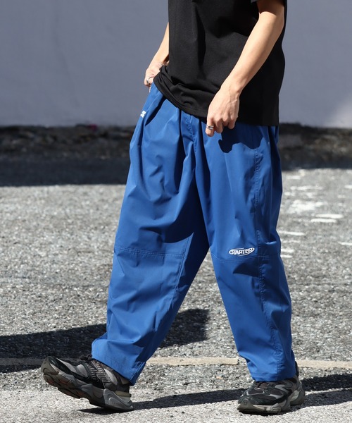 STARTER BLACK LABEL（スターターブラックレーベル）の「【STARTER /スターター】 ロゴ刺繍ポリストレッチ膝切替バルーンパンツ（その他パンツ・メンズ・ブラック/ブルー/グリーン/ダークベージュ・XL/L/M）」の4枚目の写真