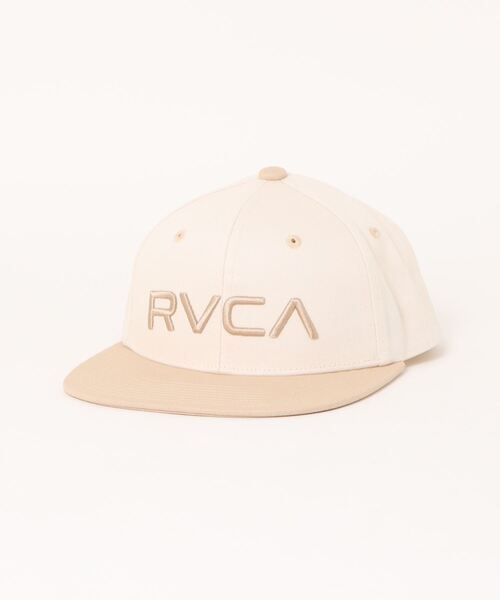 RVCA（ルーカ）の「RVCA キッズ RVCA TWILL SNAPBACKII キャップ 【2024年春夏モデル】/ルーカキッズロゴキャップ（帽子）（キャップ・キッズ・ベージュ/ブラック系その他/ブラウン系その他/ブラック・FREE）」の4枚目の写真