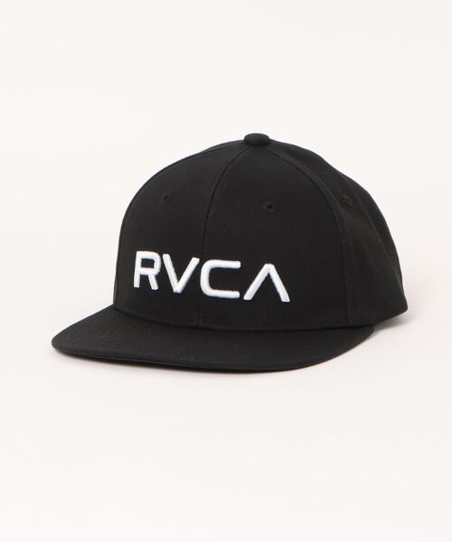 RVCA（ルーカ）の「RVCA キッズ RVCA TWILL SNAPBACKII キャップ 【2024年春夏モデル】/ルーカキッズロゴキャップ（帽子）（キャップ・キッズ・ベージュ/ブラック系その他/ブラウン系その他/ブラック・FREE）」の2枚目の写真