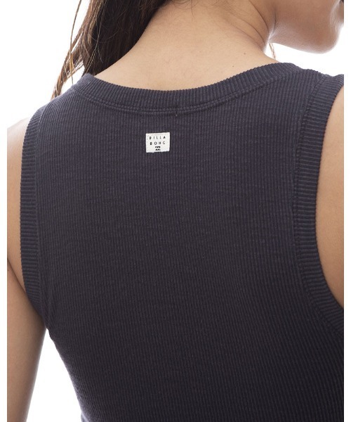 BILLABONG（ビラボン）の「BILLABONG レディース LOGO EMB BABY FIT TANK タンクトップ 【2024年春夏モデル】/ビラボンショート丈リブタンク（タンクトップ・レディース・ホワイト/ブルー/ブラック・MEDIUM）」の8枚目の写真
