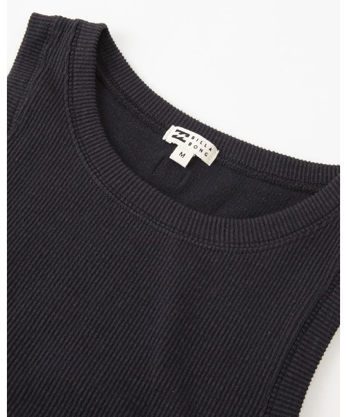 BILLABONG（ビラボン）の「BILLABONG レディース LOGO EMB BABY FIT TANK タンクトップ 【2024年春夏モデル】/ビラボンショート丈リブタンク（タンクトップ・レディース・ホワイト/ブルー/ブラック・MEDIUM）」の10枚目の写真