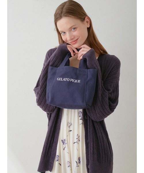 gelato pique（ジェラートピケ）の「ランチトート（トートバッグ・レディース・ピンク/ネイビー・FREE）」の11枚目の写真