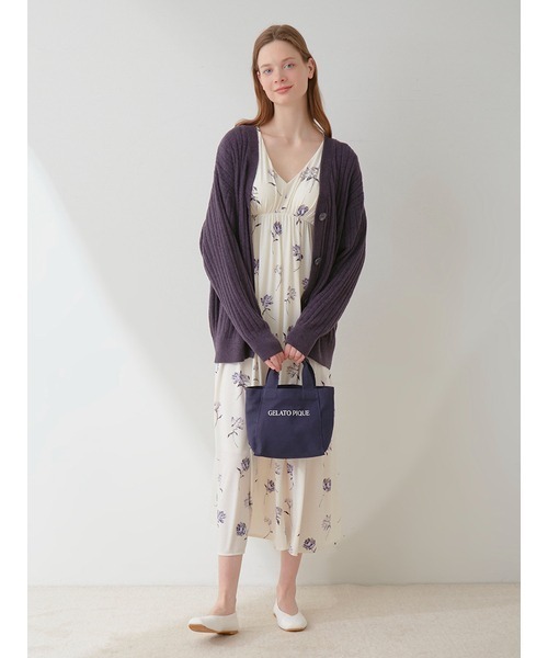 gelato pique（ジェラートピケ）の「ランチトート（トートバッグ・レディース・ピンク/ネイビー・FREE）」の12枚目の写真