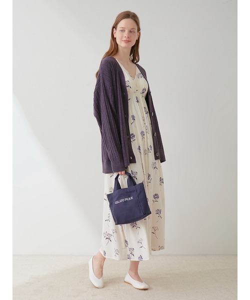 gelato pique（ジェラートピケ）の「ランチトート（トートバッグ・レディース・ピンク/ネイビー・FREE）」の13枚目の写真