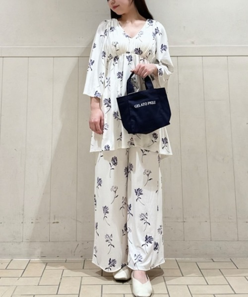 gelato pique（ジェラートピケ）の「ランチトート（トートバッグ・レディース・ピンク/ネイビー・FREE）」の21枚目の写真