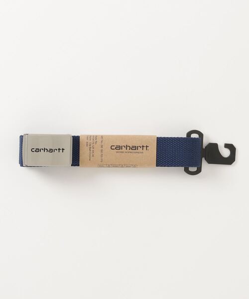 Carhartt WIP（カーハートダブリューアイピー）の「Carhartt WIP/カーハート ダブリューアイピー ベルト クリップベルト I019176（ベルト・メンズ・ブルー/ホワイト・FREE）」の3枚目の写真