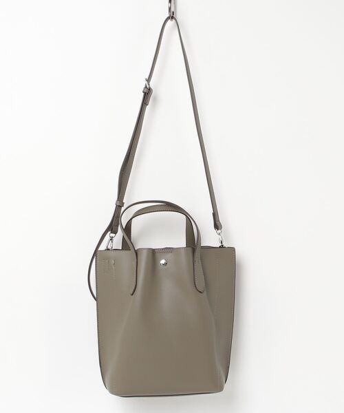 Legato Largo（レガートラルゴ）の「Legato Largo / かるいかばん　縦型２ＷＡＹトート / LG-P0117（トートバッグ・レディース・ブラック/アイボリー/オリーブ/ライトブルー/ベージュ/ラベンダー/イエロー/キャメル/ベージュ系その他・ONESIZE）」の20枚目の写真