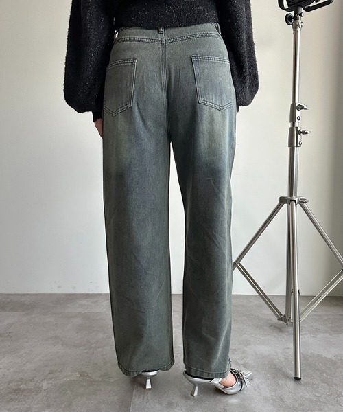 apres jour mignon(アプレジュールミニョン)の「ラインストーンデニム【ZOZOTOWN限定アイテム】(デニムパンツ・レディース・サックスブルー/インディゴブルー・MEDIUM/LARGE)」の11枚目の写真