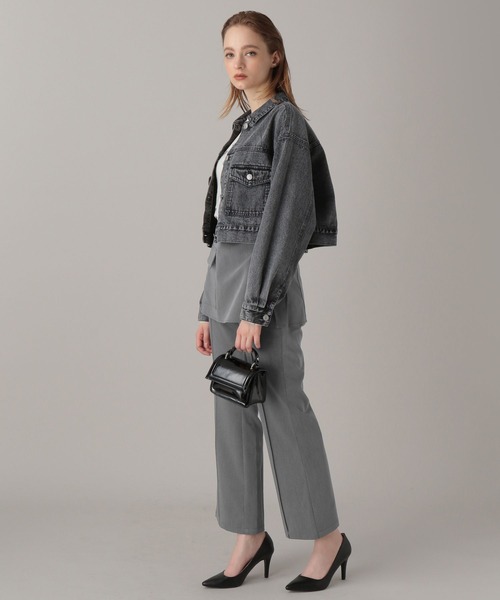 FOREVER 21（フォーエバー トゥエンティーワン）の「【2024SS】ラップスカート付きフレアパンツ（その他パンツ・レディース・グレー/ブラック/ベージュ・SMALL/MEDIUM）」の8枚目の写真