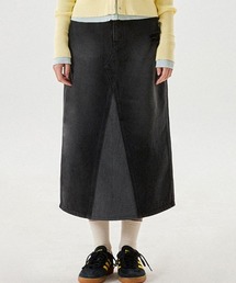 KIRSH DAMAGE WASHING LONG DENIM SKIRT キルシー ダメージ ウォッシング ロング デニム スカート