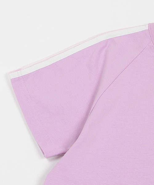 X-girl Stages(エックスガールステージス)の「シアーラインバックロゴSETUP(Tシャツ/カットソー・キッズ・ラベンダー/ブラック・90cm/100cm/110cm/120cm/130cm/140cm)」の16枚目の写真