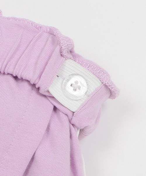 X-girl Stages(エックスガールステージス)の「シアーラインバックロゴSETUP(Tシャツ/カットソー・キッズ・ラベンダー/ブラック・90cm/100cm/110cm/120cm/130cm/140cm)」の22枚目の写真