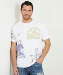 Guess | SS Bsc Faded Stamp Tee(Tシャツ/カットソー)