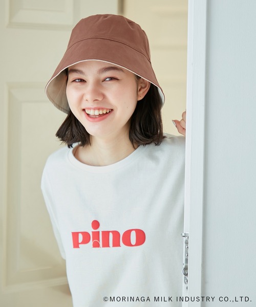 ROPE' PICNIC(ロペピクニック)の「【Pino meets ROPE' PICNIC】PinoロゴひんやりTシャツ(Tシャツ/カットソー・レディース・ホワイト/ダークブラウン/ベージュ・38)」の10枚目の写真