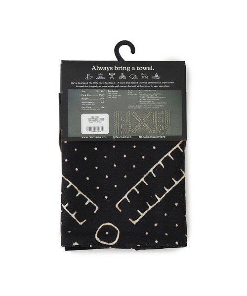 NERGY(ナージー)の「【NOMADIX】 MINI TOWEL40×100(タオル・レディース・ブラック系その他2/その他・FREE)」の7枚目の写真