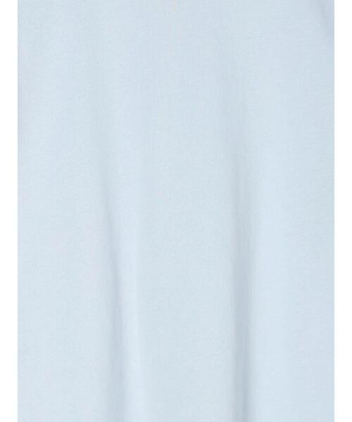 ehka sopo(エヘカソポ)の「リボンTシャツ(Tシャツ/カットソー・レディース・サックスブルー/ブラック/オフホワイト・F)」の7枚目の写真