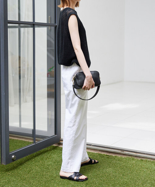 MARCO BIANCHINI(マルコビアンチーニ)の「MARCO BIANCHINI/マルコ・ビアンキーニ SLOBE別注 ショルダーバッグ 24019(ショルダーバッグ・レディース・アイボリー/ブラック/ブラウン・FREE)」の15枚目の写真