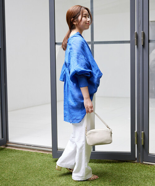 MARCO BIANCHINI(マルコビアンチーニ)の「MARCO BIANCHINI/マルコ・ビアンキーニ SLOBE別注 ショルダーバッグ 24019(ショルダーバッグ・レディース・アイボリー/ブラック/ブラウン・FREE)」の16枚目の写真