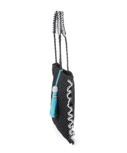 niko and...（ニコアンド）の「オリジナルフリルペーパートートバッグ（トートバッグ・レディース・ブラック/ナチュラル・0）」の18枚目の写真