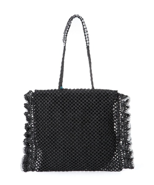 niko and...（ニコアンド）の「オリジナルフリルペーパートートバッグ（トートバッグ・レディース・ブラック/ナチュラル・0）」の17枚目の写真