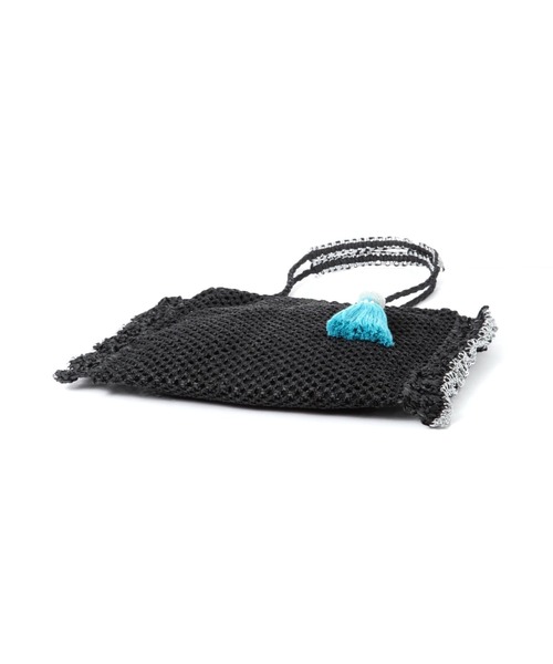 niko and...（ニコアンド）の「オリジナルフリルペーパートートバッグ（トートバッグ・レディース・ブラック/ナチュラル・0）」の16枚目の写真